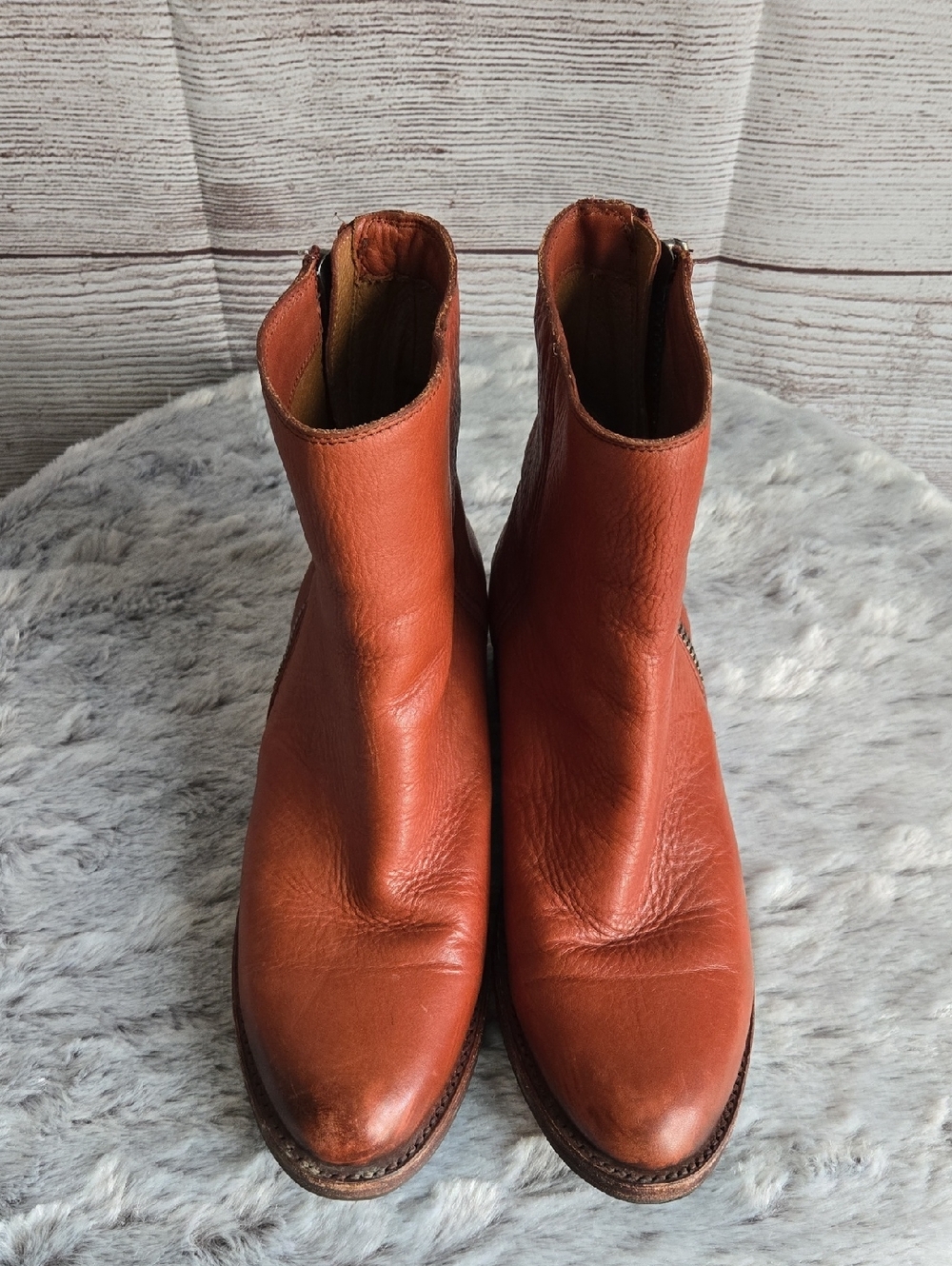 FRYE Brown Ankle Boots, Womems Size 8.5 - Picture 9 of 11